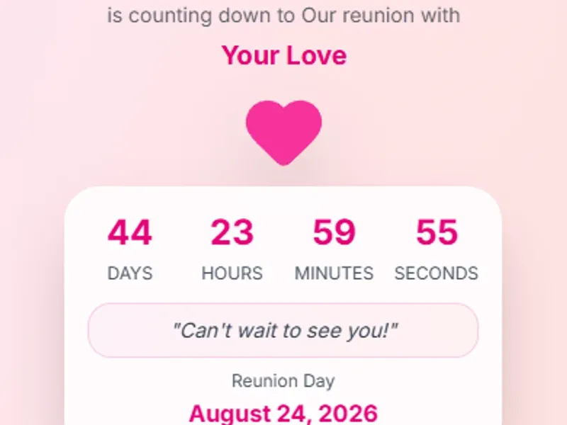 Countdown to reunion gift preview