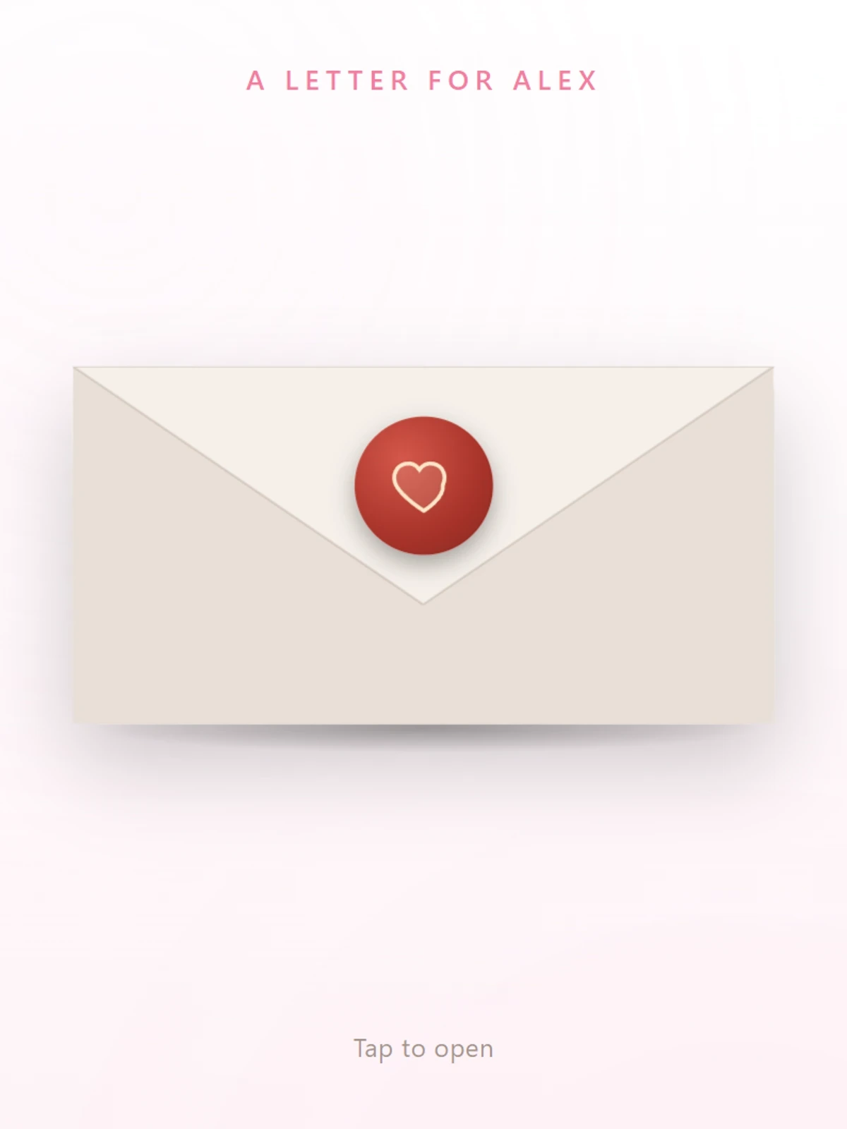 Preview of Love Letter animated gift