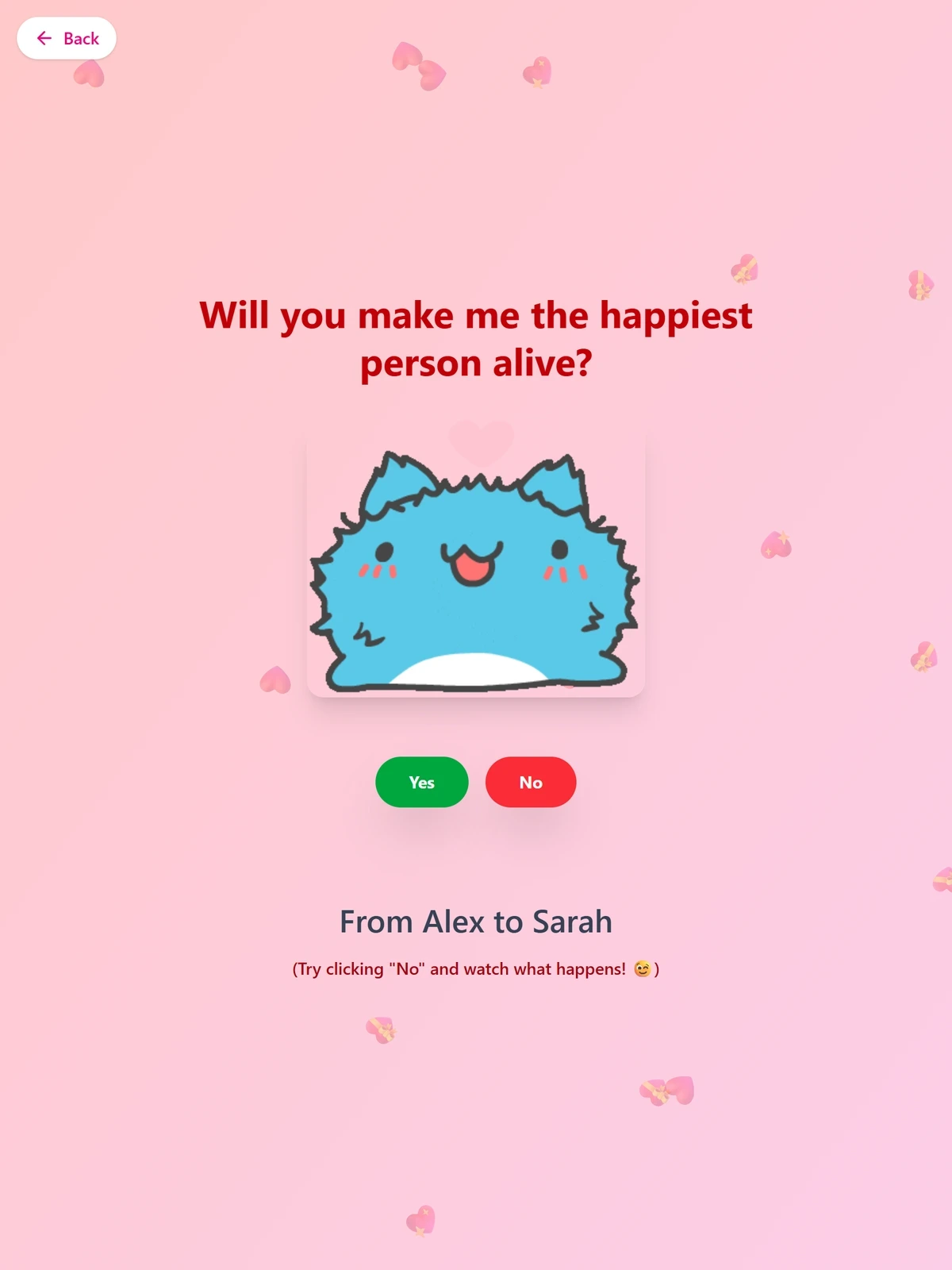 Preview of Make Them Say Yes animated gift